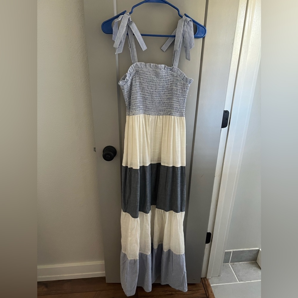 REBELLION Tiered Maxi Dress